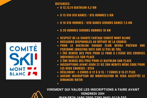 GRAND PRIX DE SKI DE FOND BIATHLON